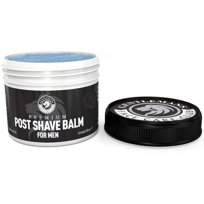 [Australia] - Post Shave Balm For Men - Gentlemans Face Care Club Vegan Friendly After Shave Gel With Witch Hazel + Aloe Vera Calms Sensitive Skin & Razor Burn Fast 