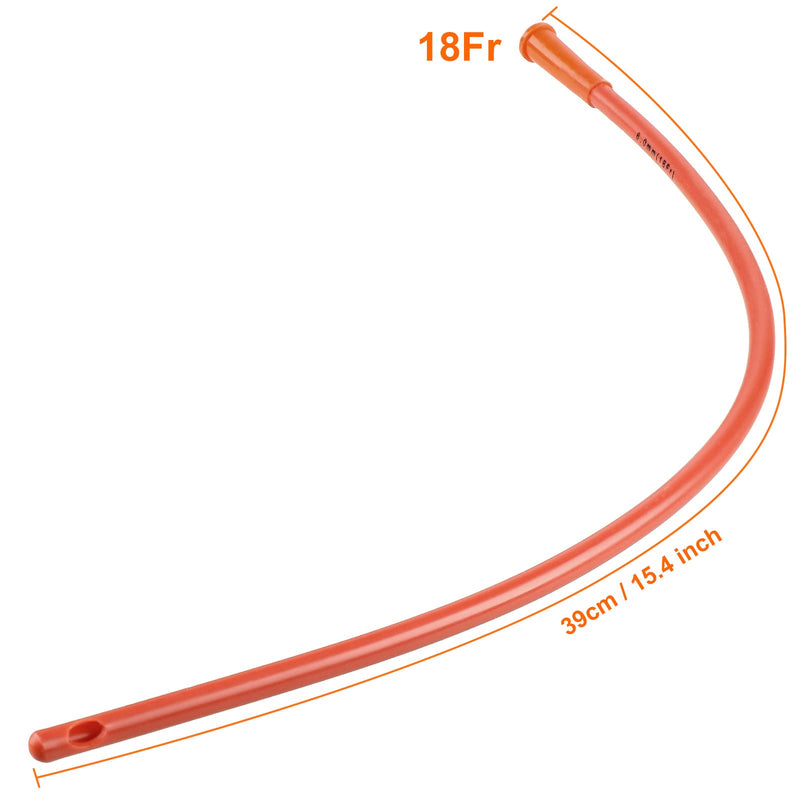 [Australia] - 10 Pieces 15 Inch x 18FR Rubber Enema Tubes Colon Tubes for Coffee Enemas Higher Colon Cleanse for Secure 