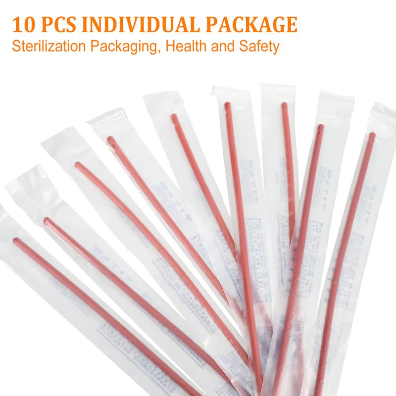 [Australia] - 10 Pieces 15 Inch x 18FR Rubber Enema Tubes Colon Tubes for Coffee Enemas Higher Colon Cleanse for Secure 