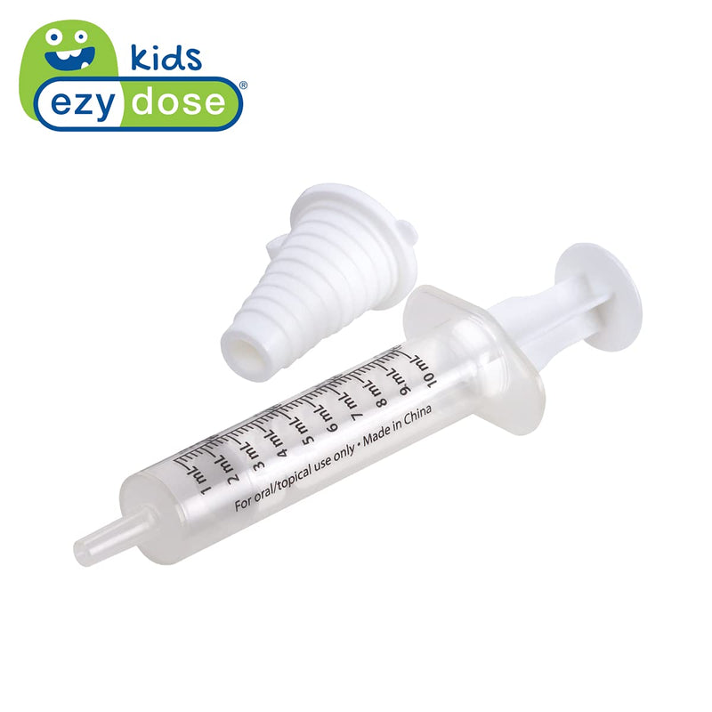 [Australia] - Ezy Dose Kids Baby Oral Syringe & Dispenser | Calibrated for Liquid Medicine | 10 mL/2 TSP | Includes Bottle Adapter Oral Syringe - 2 TSP (10 mL) 1 Count (Pack of 1) 