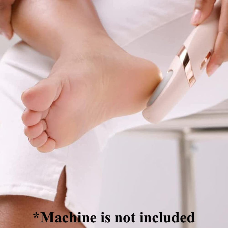 [Australia] - P4L 6 Pcs Pedicures Replacement Heads for Flawless Pedi Electric Tool Foot File,Pedi Replacement Roller Head fit Finishing Touch Flawless Pedi as seen on TV (3 Coarse & 3 Fine), Grey, 6 Pack 6 Pack/P4L 