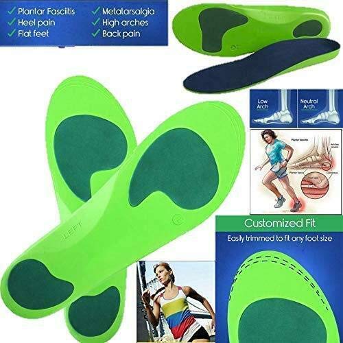 [Australia] - Plantar Fasciitis Orthotic Insoles Arch Support Shoe Boot Inserts Women Men Insole Flat Feet Insert 9-10.5 UK 