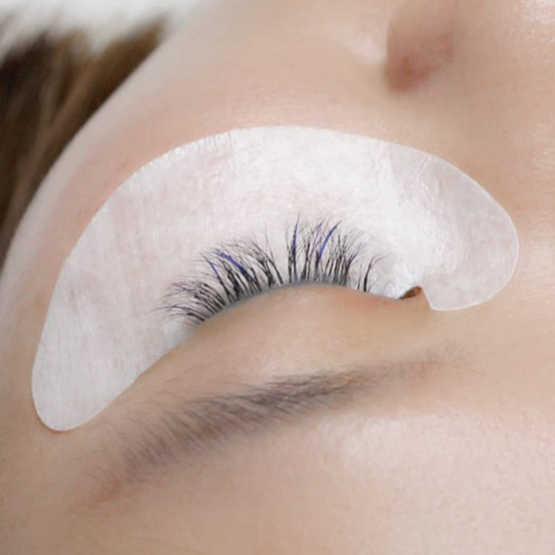 [Australia] - 50Pairs Eyelash Extension Pads Under Eye Gel Pads Lash Pads Lint Patches Under Eye Patches Eye Pads for Eyelash Extensions (Black) Black 