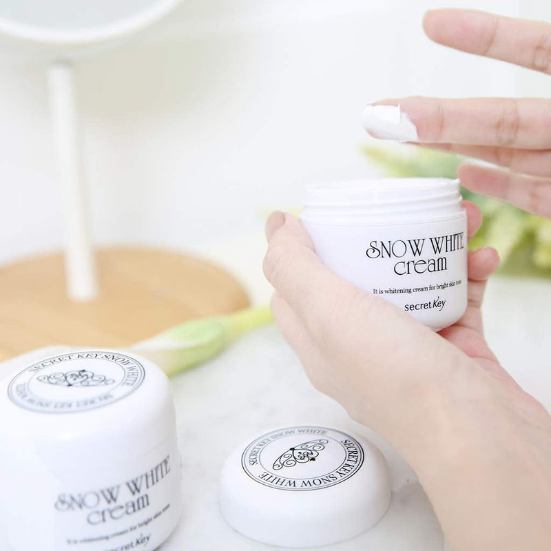 [Australia] - [SECRET KEY] Snow White Cream 1.76 fl. oz. - All in One Brightening Tone up Base Cream, Natural Skin Radiance and Brightness 