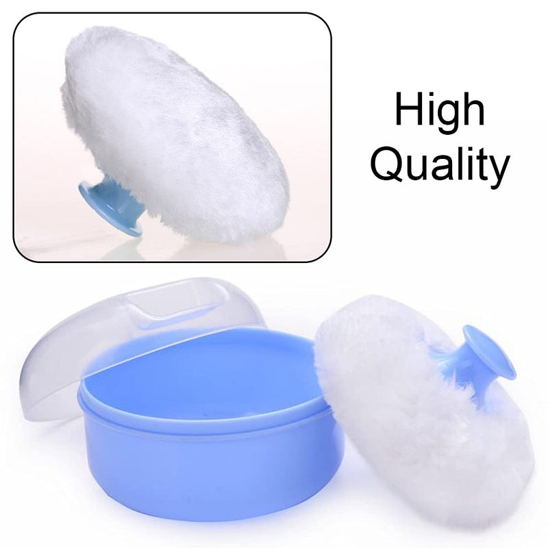 [Australia] - Baby Powder Puff Case Talcum Powder Puff Container Box Puff Sponge Case for Baby Infant Newborn 