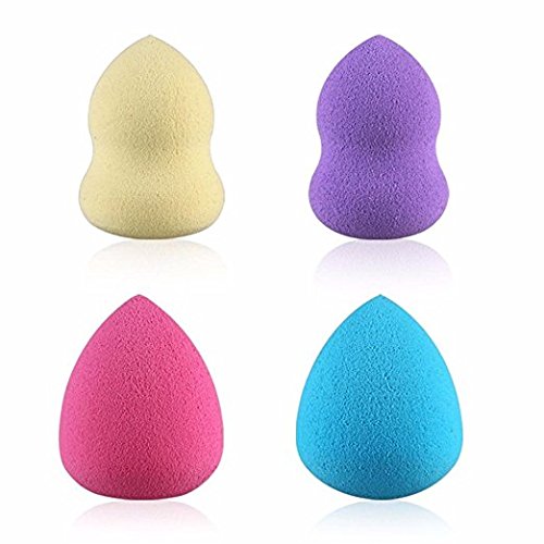 [Australia] - 4PCS Pro Beauty Flawless Makeup Foundation Puff Multi Shape Sponges Blender 