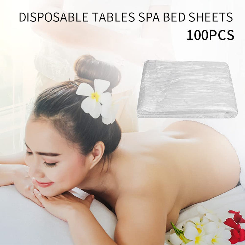 [Australia] - Jiakalamo 100PCS Disposable Massage Table Cover, Water-proof Bed Sheets for Massage Table,Massage Bed Cover for Massage,Spa,Tattoo and Exam Tables(size:90x180cm) 90x180cm 