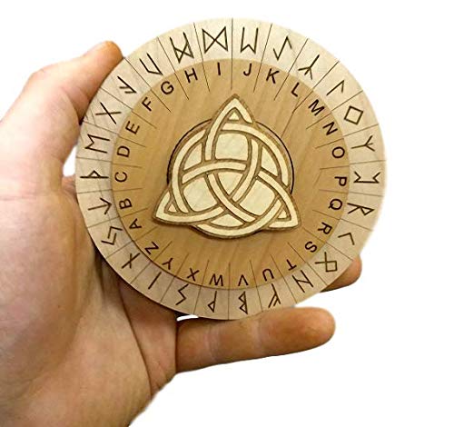 [Australia] - Runes Cipher for Escape Rooms - Decoder Disk - Escape Room Prop 