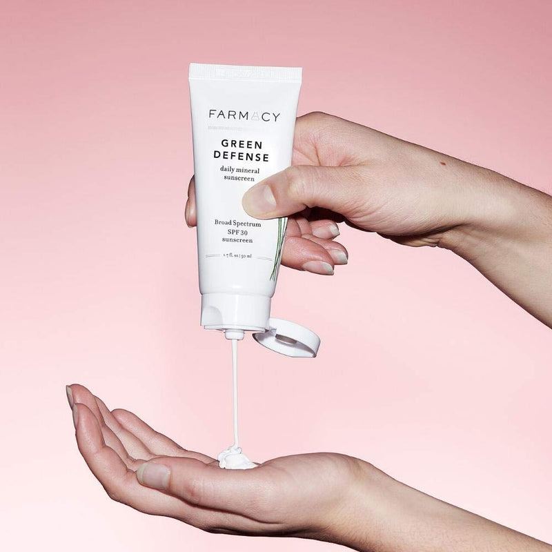 [Australia] - Farmacy Green Defense SPF30 Broad Spectrum Mineral Sunscreen with Zinc Oxide, Titanium Dioxide & Natural Antioxidants 