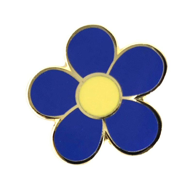 [Australia] - Forget Me Not Lapel Pin - Masonic Pride Brooch - Blue Flower Freemasonic 