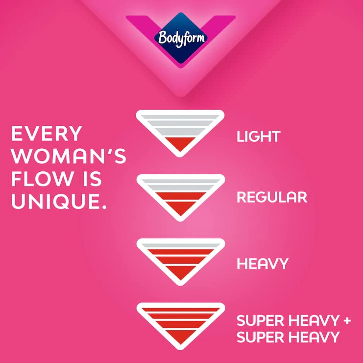 [Australia] - Bodyform Ultra Long with Wings Sanitary Towels Pads 12s, for Heavy Flow - Pack of 4 (48 Pads Total) 