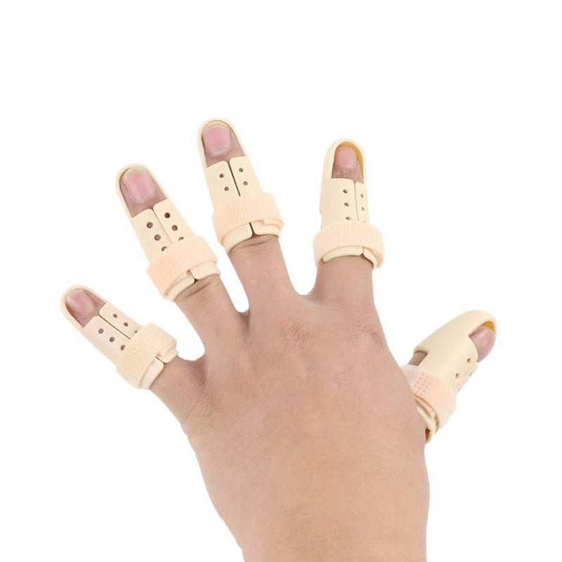[Australia] - SUPVOX Finger Splint Brace Mallet Finger splints Pinky Plastic Finger Protector Support for Arthritis Basketball 42-48mm 