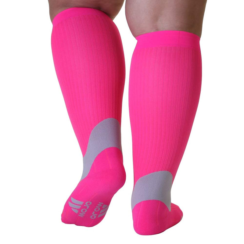 [Australia] - Mojo Medical Compression Socks for Women & Men Circulation - 20-30mmHg Medium Pink 