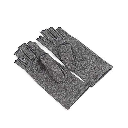 [Australia] - Arthritis Hand Compression Gloves – Men, Women Rheumatoid Osteoarthritis and Carpal Tunnel Pain Relief Glove Comfortable Hand Compression Sleeve Fingerless Design, Support for Hands and Joints (M) Medium 