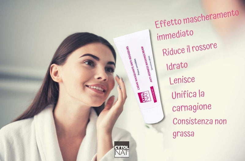[Australia] - CYTOLROSE¬Æ CC Cream 40 ml, Masking tinted cream anti-redness for sensitive skin - Based on marine trace elements and plant extracts - Universal shade. 