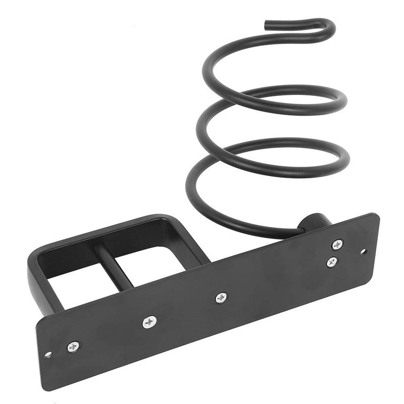 [Australia] - Hair Dryer Straightener Holder With Cable Tidy, Wall Mounted Metal Hair Dryer Hanger Hairdryer Holder Station for Dressing Table Professional Spiral Straightener 