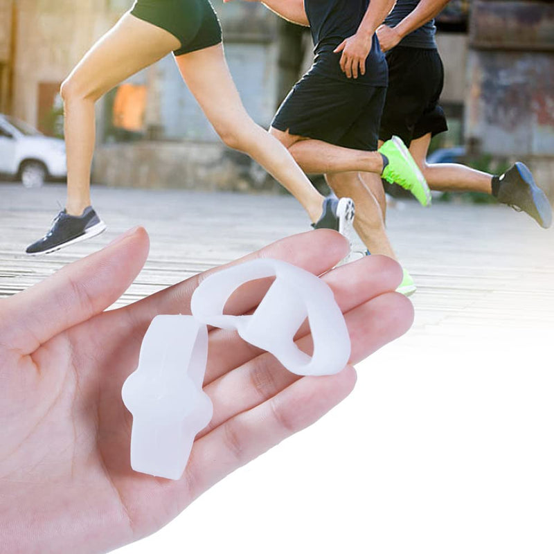 [Australia] - 10Pcs Gel Toe Separators Silicone Bunion Splints Bunion Correctors Toe Separators with 2 Loops Suitable for Bunion and Overlap Toe 