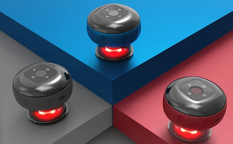 [Australia] - Electric Cupping Therapy Massager Machine, Professional Smart Cupping Device, Cups Therapy Scraping Tool for Muscle Pain Relief Better Blood Circulation Gift Idea (Black) Black 