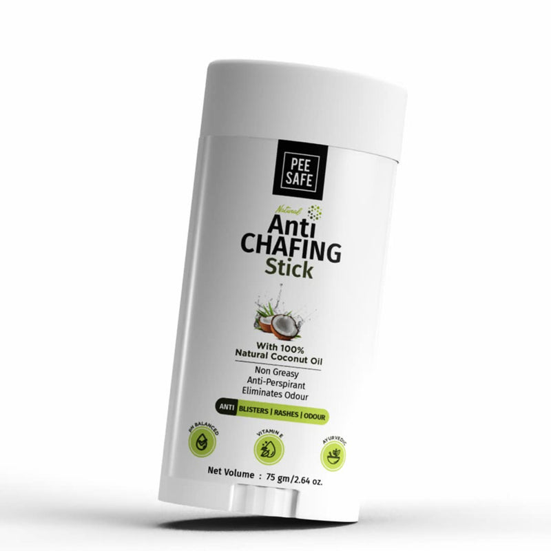 [Australia] - Pee Safe Anti Chafing Stick | Chub rub | 100% Natural | Winter Rash | Anti Blister | Anti Sweat | Anti Rashes | Cruelty Free | Itching | Chafing Relief | Irritation | Paraben & Silicone Free (75g) 