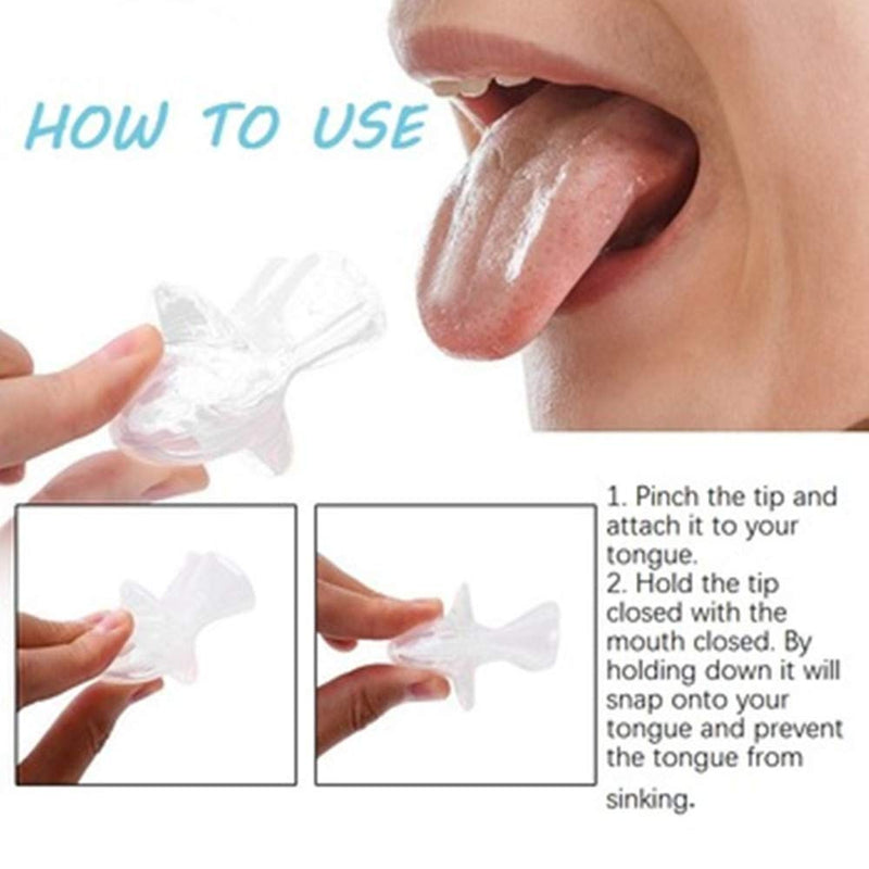 [Australia] - PHCOMRICH Anti Snoring Device Silicone Tongue Retaining Stop Snoring Solution Premium Tongue Retainer 