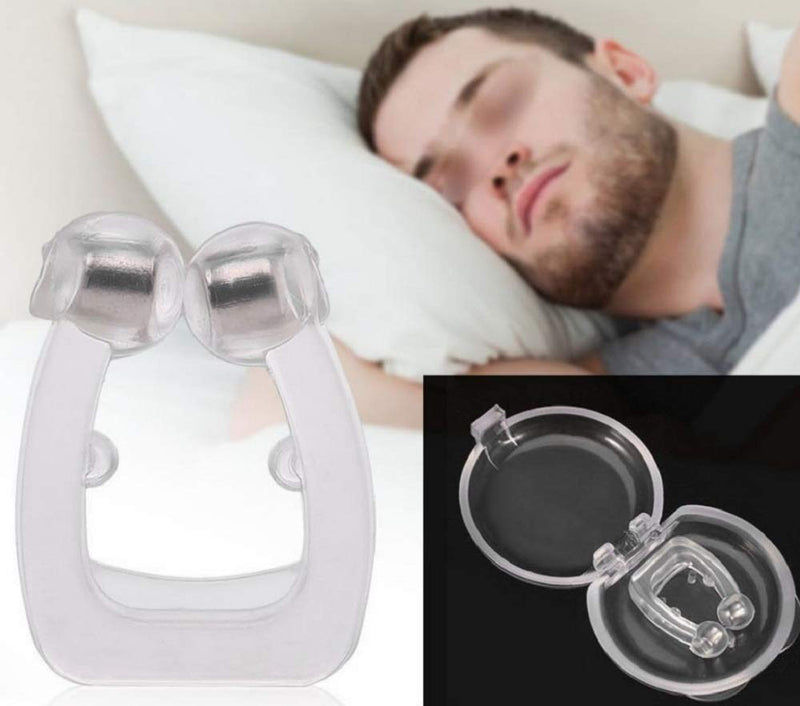 [Australia] - S Solution, Anti-Magnetic Sn Clip, Magnetic Nose Clip and Reusable Facial Slimming Belt (10 Silicone Snoring Devices + 1 face Slimming Belt) 