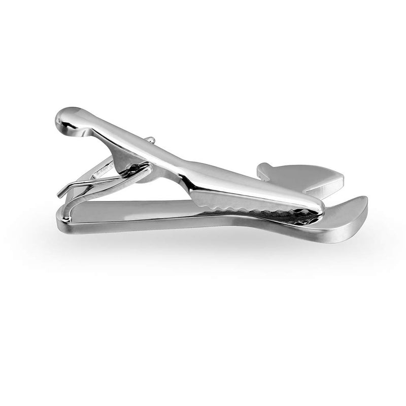 [Australia] - HAWSON 1.5 inch Tie Clip for Men-Novelty Style Necktie Bar Clip,Tie Pin,Special Interesting Gift for Men Monkey Wrench 