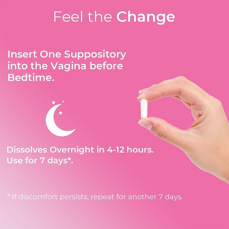 [Australia] - NATURELAND [40 Count] Boric Acid Suppositories 600mg w/ [10 Pack] Vaginal Applicator - Feminine Care 