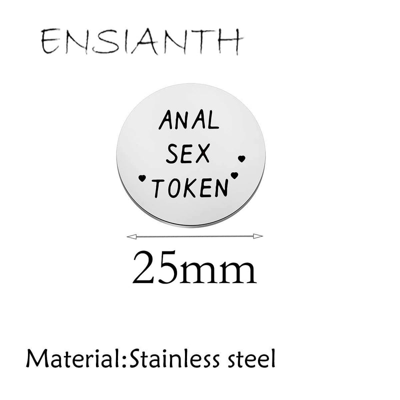 [Australia] - ENSIANTH Funny Gift for Husband Boyfriend Naughty Gift for Him Valentines Day Token Sex Game Gift ANGEL SEX TOKEN 