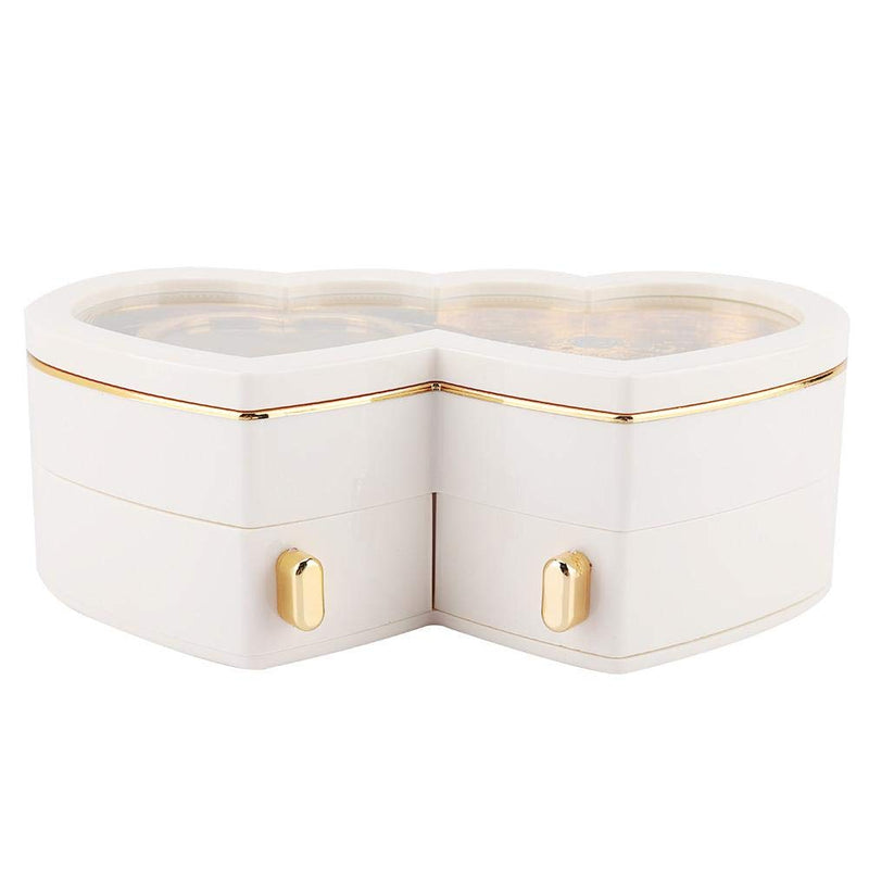 [Australia] - Musical Box, Musical Jewelry Box, Jewelry Storage Case, Girls Gift Home Jewelry Box for Little Girls Little Jewelry Storage(white) White 