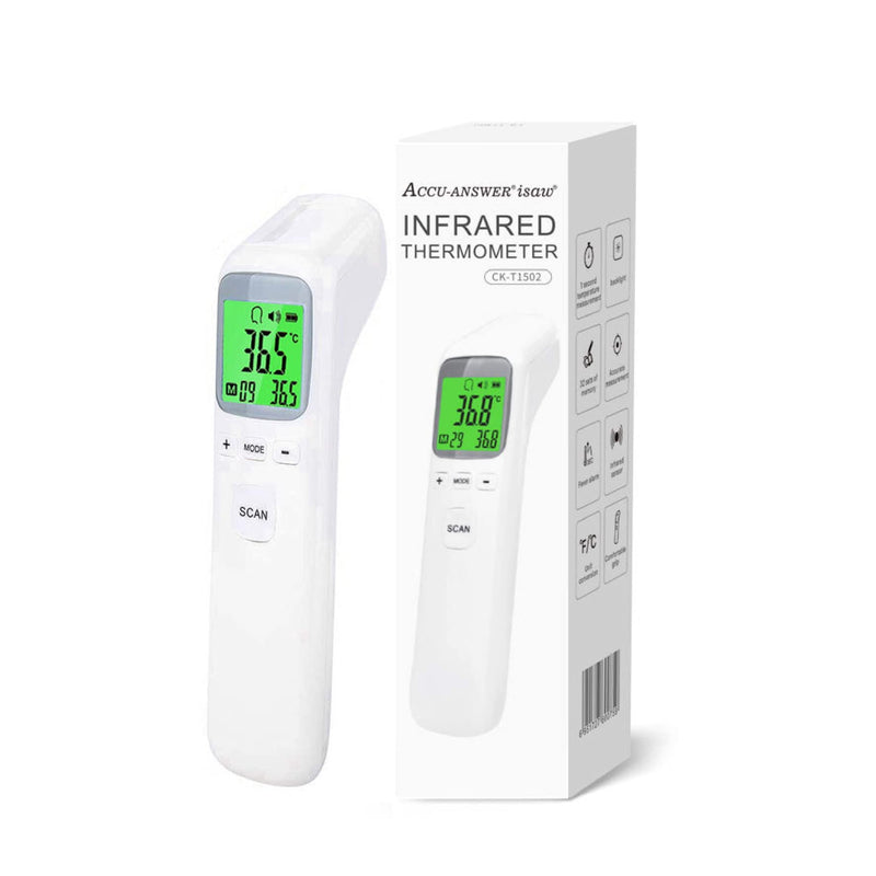[Australia] - Thermometer for adults and Baby, Digital infrared non contact thermometer with Fever Alarm, LCD Screen, Accurate Reading and Memory Function 