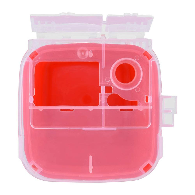 [Australia] - Sharps Container, Plastic Needle Container, Disposal 1L Size Waste Box (2 Colors) (Color : Red) 