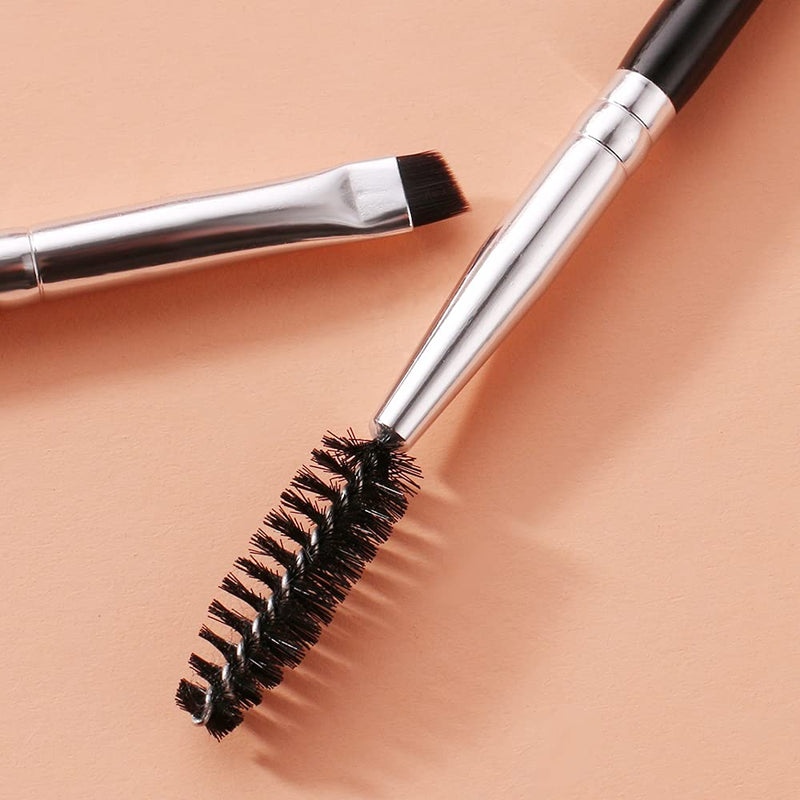 [Australia] - BEILI Double Ended Eyebrow Brush,Angled Eye Brow Brush and Spoolie Brush (Precision Application),Professional Eyebrow Makeup Tools,Vegan and Cruelty Free( only 1 piece) 