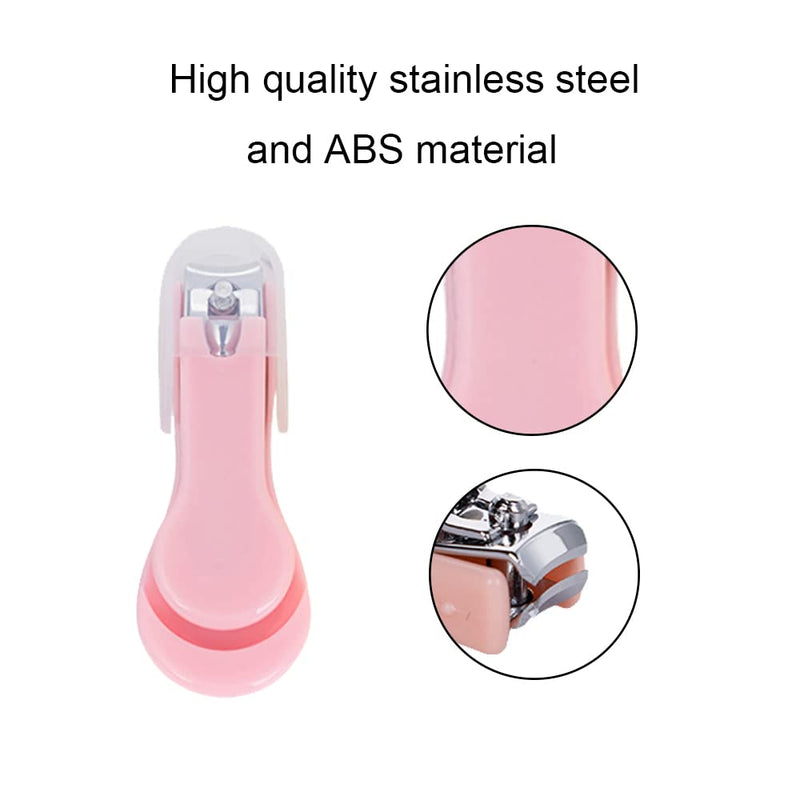 [Australia] - 2 Pcs Nail Clippers High Hardness Newborn Nail Clippers Portable Fingernail Cutter for Infants Toddler and Kids 