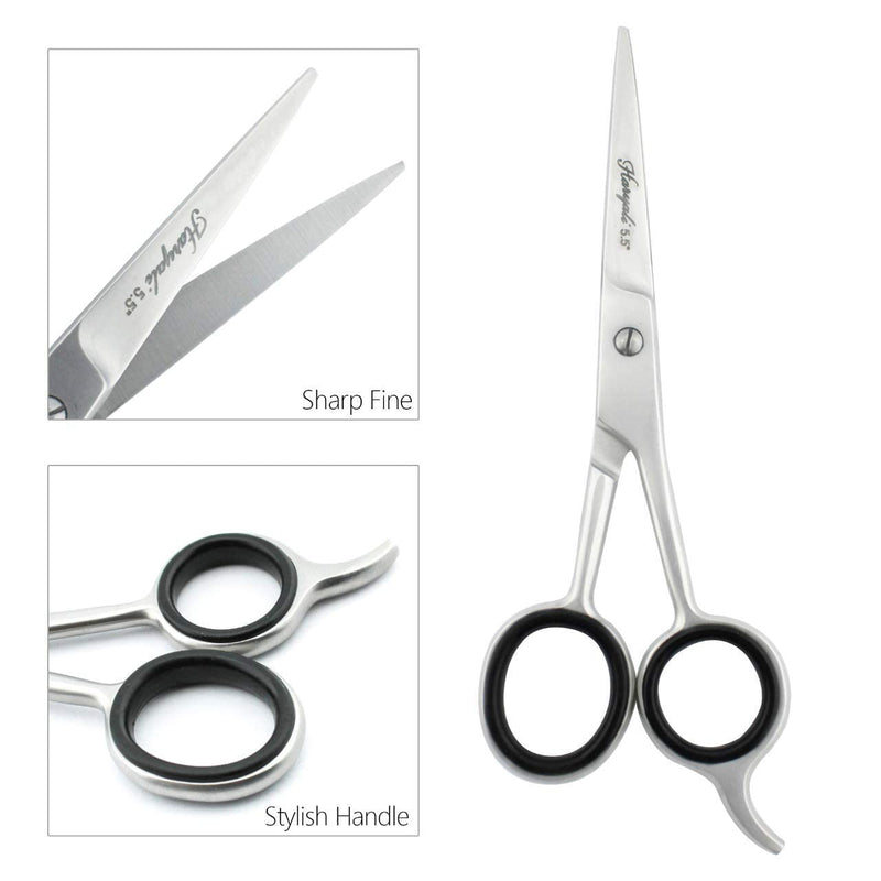 [Australia] - Haryali London Beginner 5.5" Hairdressing Scissor Home Use Hair Cutting Shears for Men and Women 