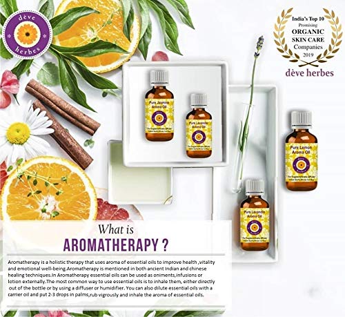 [Australia] - Deve Herbes Pure Palmarosa Essential Oil (Cymbopogon martinii) Premium Therapeutic Grade for Hair, Skin & Aromatherapy 30ml (1.01 oz) 