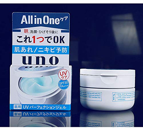 [Australia] - UNO UV Perfection Gel For Men With Sunscreen SPF 30 PA +++ + Moisturizing Daily Protection For Man, 80g 