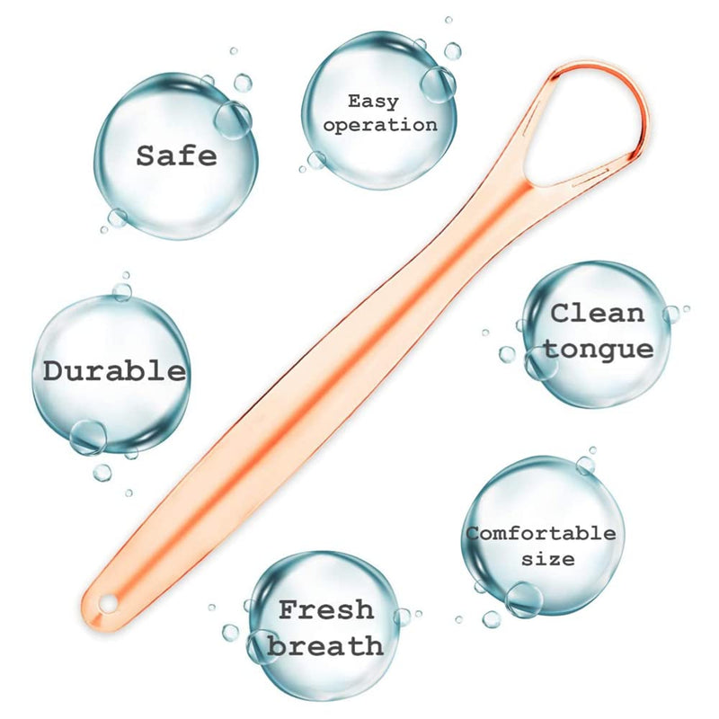 [Australia] - 3 Pcs Tongue Cleaner Scraper Set Great Tongue Cleaner Oral Care Kit Tongue Scrapers Cleaner for Tongue Cleaning Optimal Oral Hygiene 
