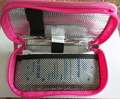 [Australia] - Medicine/Diabetes Insulin Pen Travel Cooler Case-(Pink) Pink 