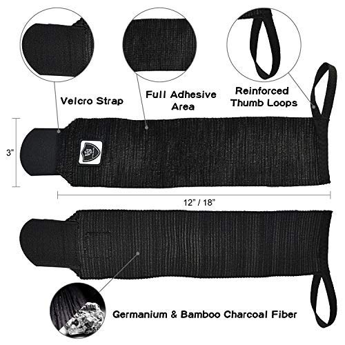 [Australia] - Vital Salveo- Adjustable Compression both hands design Wrist Straps/Wraps Bandage, Wrist Brace Support, Elastic Breathable for Wrist Sprain, Tendonitis, Tennis, Sports Men, Women (Pair) /3"* 18" Wrist 3"*18"(Pair) 