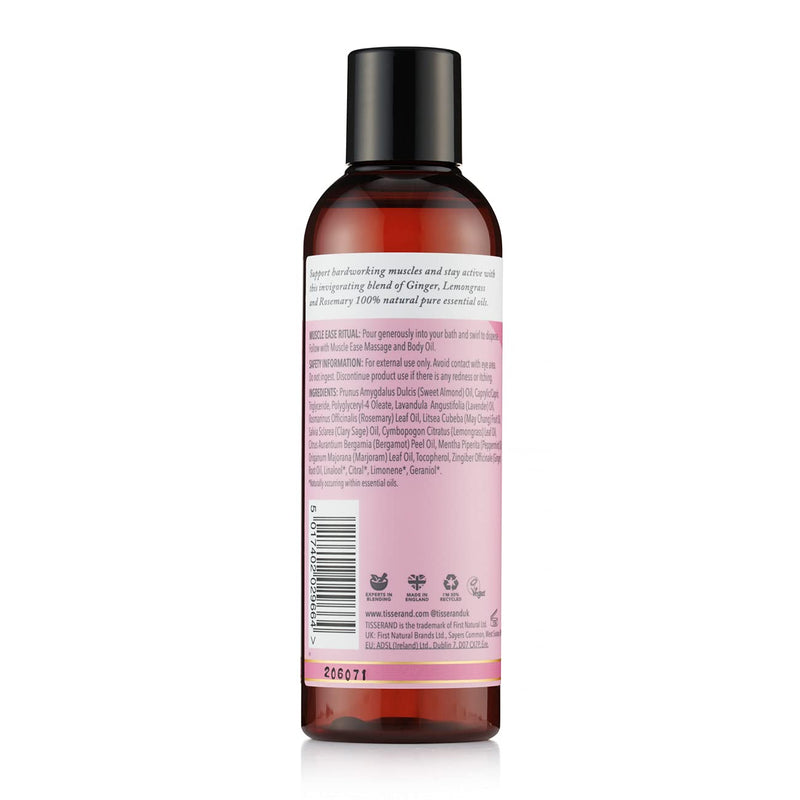 [Australia] - Tisserand Aromatherapy Muscle Ease Bath Oil, 200ml 
