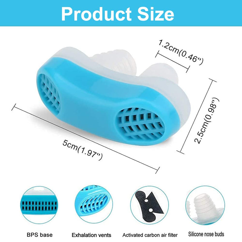 [Australia] - Anti Snoring Device, Anti Snoring Nose Clip Stop Snoring Device Air Purifier, Stop Snoring Best Solution for Ease Breathing Comfortable Sleeping for Men and Women 
