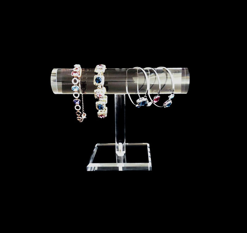 [Australia] - Jewelry Display Stands for Shows Premium Quality Clear T Bar Block Trade Store Exhibit Photo Prop Gallery Minimalist Style Contemporary Modern Design Unique Presentation T-Bar Stand 