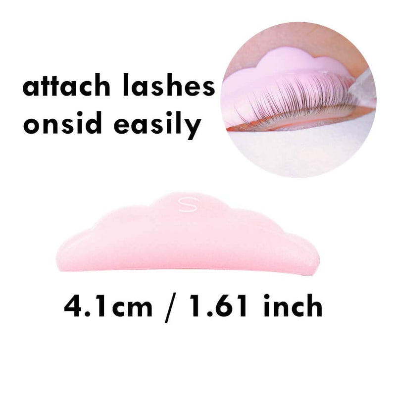 [Australia] - Libeauty Eyelash Lift Pads small,Lash Lift Pads,Eyelash Perm Rods,Super Soft Reusable Lash Lift Shields 10 Pcs Single S Size For Small Eyes 6mm-13mm 