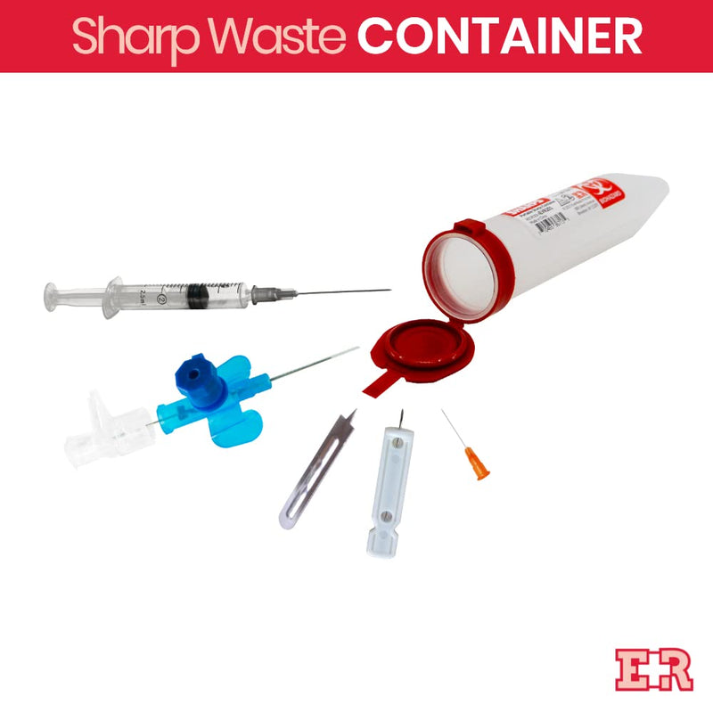[Australia] - Ever Ready First Aid Porta Sharps Transportable Sharps Container with Locking Mechanism - 12 Count 12 Count (Pack of 1) 