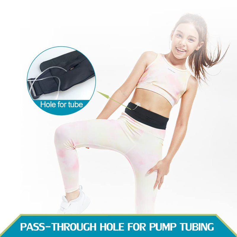 [Australia] - Kids Insulin Pump Belt Adjustable Diabetic T1D Discreet Band Pouch Accessories Comfortable Holder Boys Girls, Small 