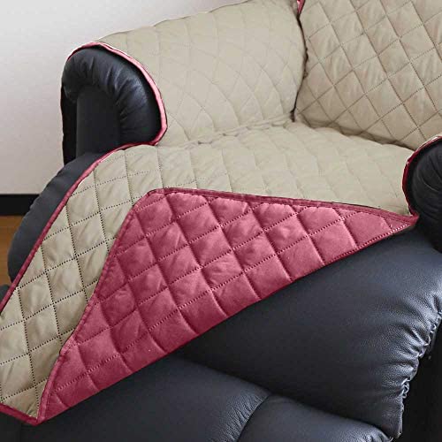[Australia] - Reversible Water Repellent Furniture Protector | Protects from Spills, Stains, Dirt, Scuffs and Pet Hair | Recliner in Sage/Olive 