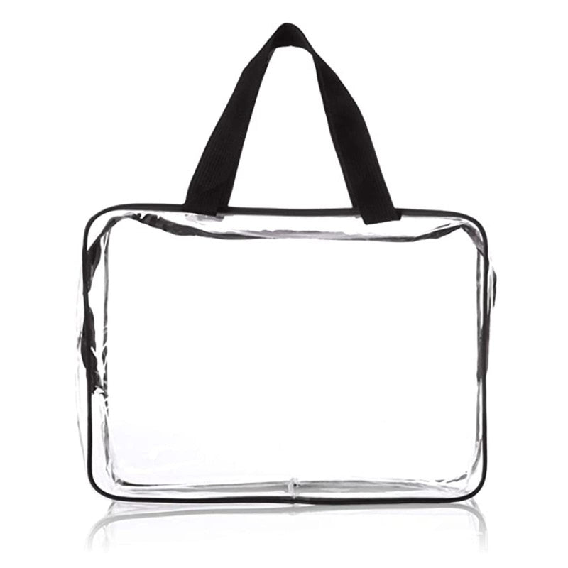 [Australia] - Clear Toiletry Bags, 2 Pcs Large Storage Makeup Bags Waterproof Transparent Cosmetic Gags for Travel 