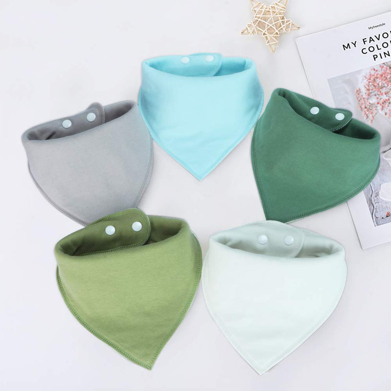 [Australia] - Yoofoss Baby Bibs Dribble Bandana Bibs for Boys 100% Cotton Drool Bibs for Teething 10 Pack Soft and Absorbent with Adjustable Snaps Boy 