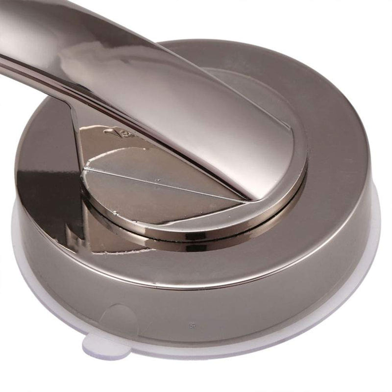 [Australia] - Suction Grab Bar, Bathroom Support Handle Anti Slip Grip Safety Handrail, Shower Grab Rail Super Suction Cup Handle for Door, Window, Cabinet-Silver Silver 