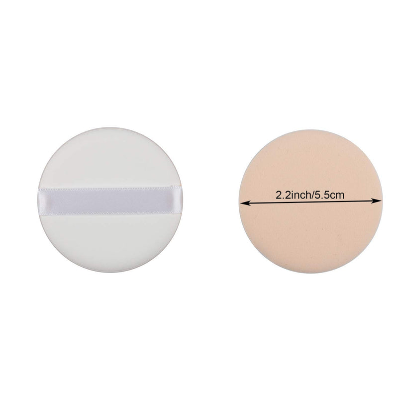 [Australia] - Luckycivia 30 Pieces 2.2 Inch Cosmetic Powder Puff, Soft Sponge Foundation Makeup Tool, BB Cream Foundation Sponge Air Powder Puff, for Loose Powder, Face Powder and Foundation Powder 